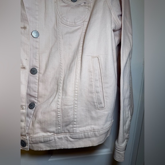 Torrid Light Pink Trucker Denim Jacket NWT Size 3X 22/24 Button Pockets Preppy - Picture 4 of 9
